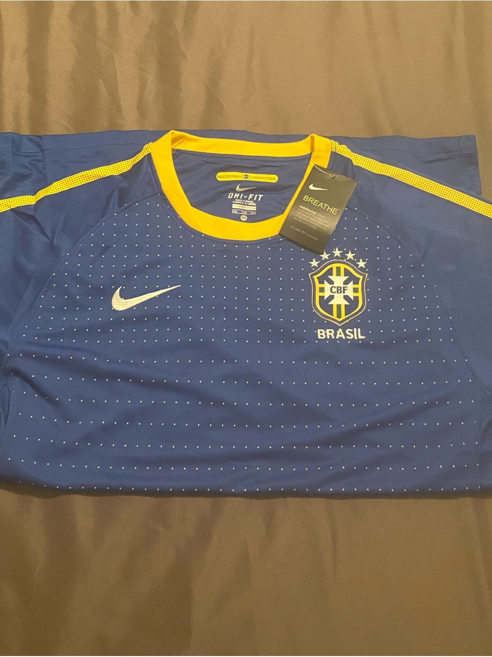 Nike Brazil National Soccer Team World Cup Jersey